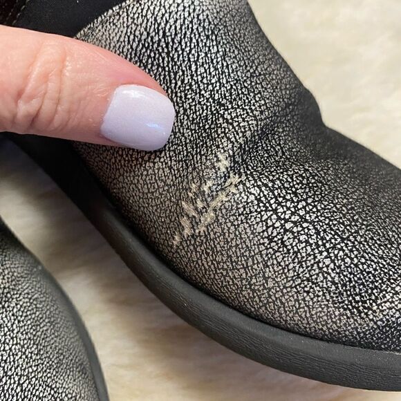 Clarks cloud steppers clogs in Black and silver size 9.5 - Picture 2 of 9